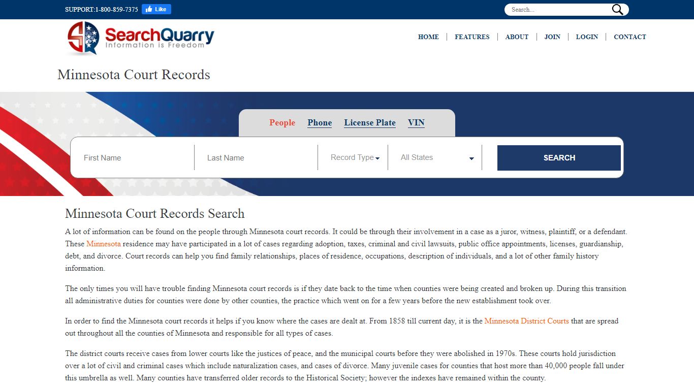 Free Minnesota Court Records | Enter a Name to View Court Records Online