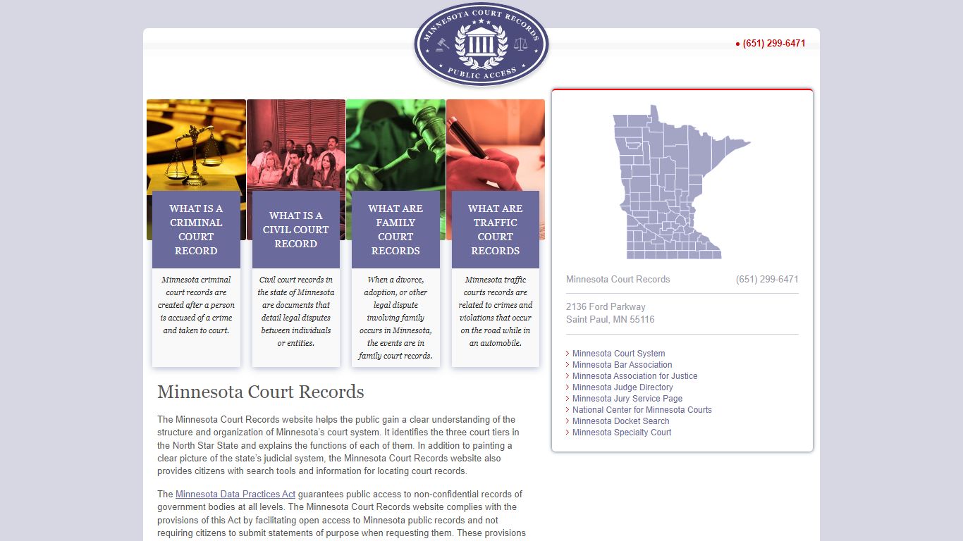 Minnesota Court Records | MinnesotaCourtRecords.us